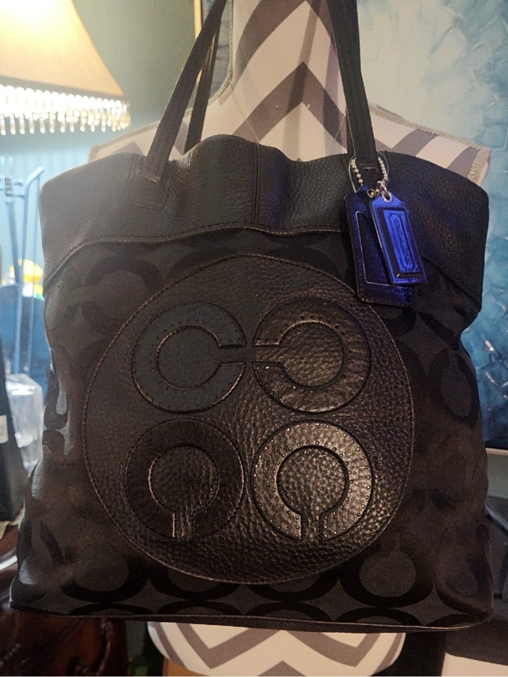 Coach Laura Signature Canvas & Leather Tote with Embossed Patch
Retail $499